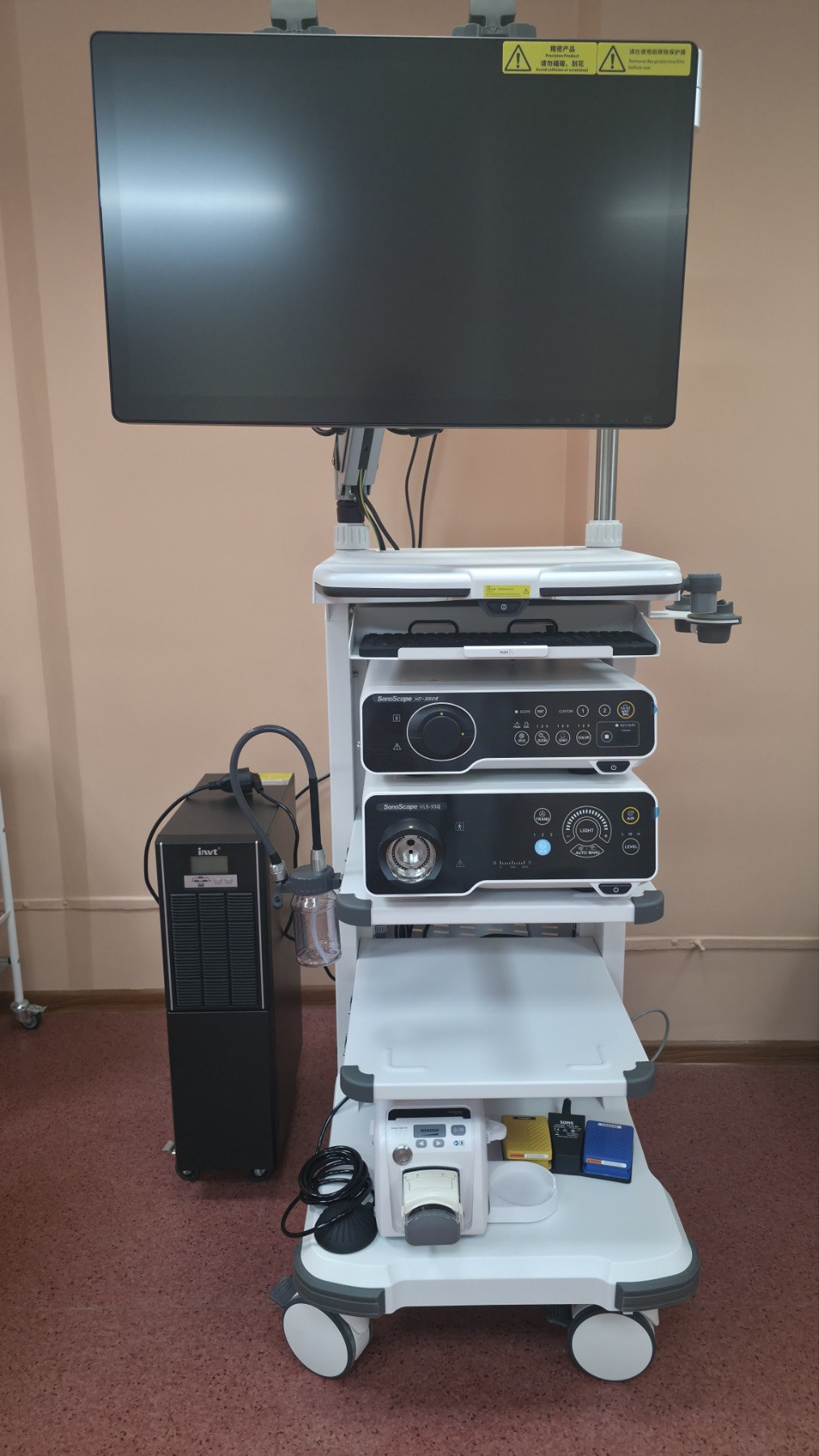 Новые видеогастроскопические  и видеоконолоскопическая стойки