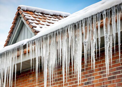 Опасность наледи и снега на крышах