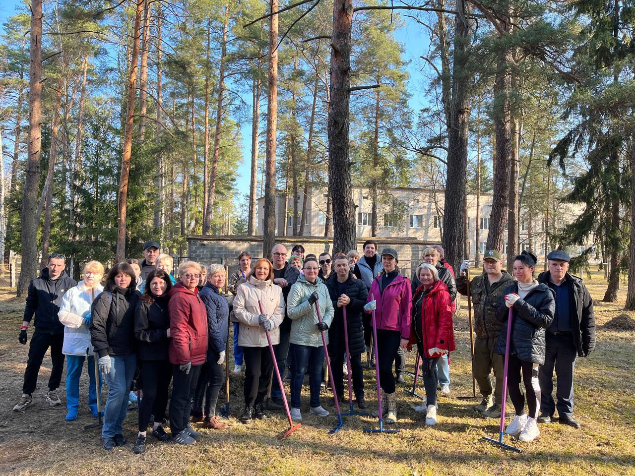 Активное участие по наведению порядка на территории Новополоцкой центральной городской больницы и подведомственных ЛПО