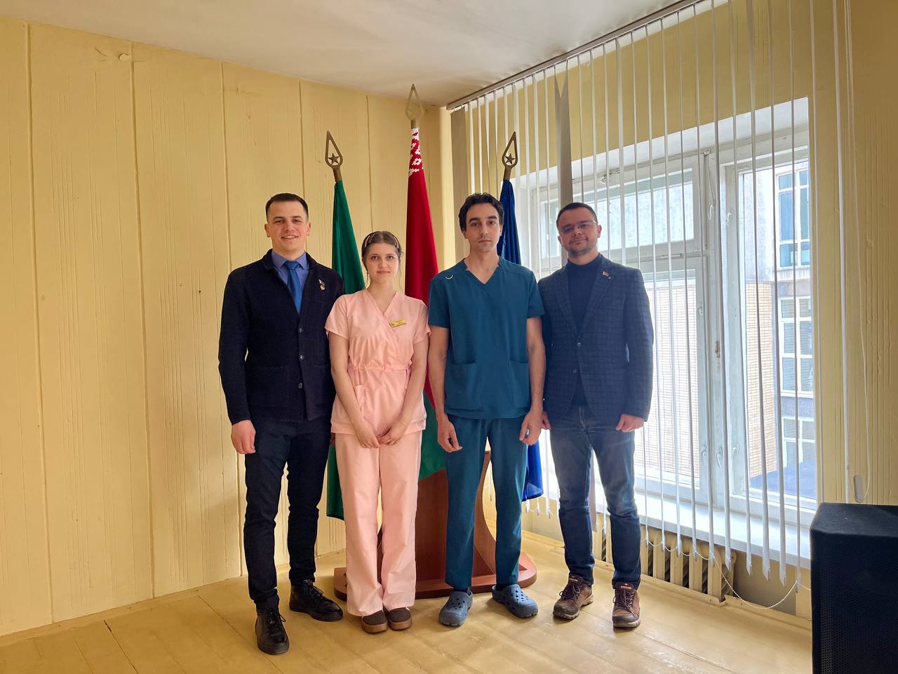 В пятницу, 24 апреля, в 14:00 в актовом заде больницы состоялась встреча членов молодежного совета, молодых специалистов и работающей молодежи учреждения с Морозовым Павлом Андреевичем.