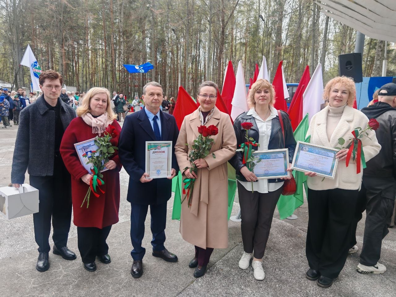 1 мая в рамках праздничных мероприятий в Парке культуры и отдыха г. Новополоцка прошло торжественное награждение.